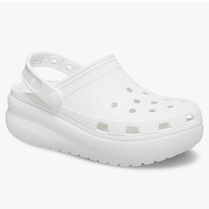 Crocs Unisex-Child Cutie Crush Clog White Size 13 Kids Shoes